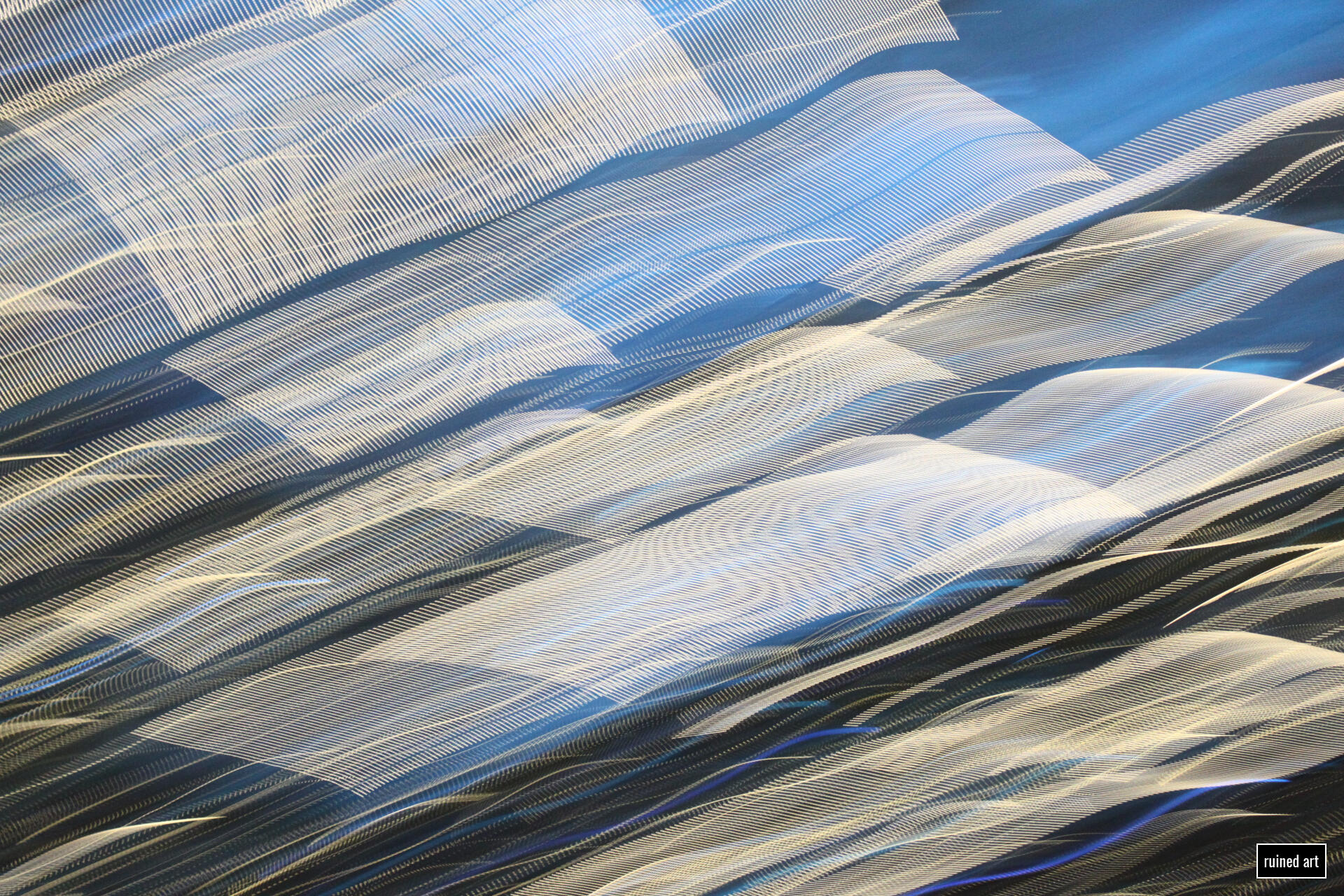 Diamond in Blue scene – abstract 2017 / tyrol Canon digital single-lens reflex (colouration effects)